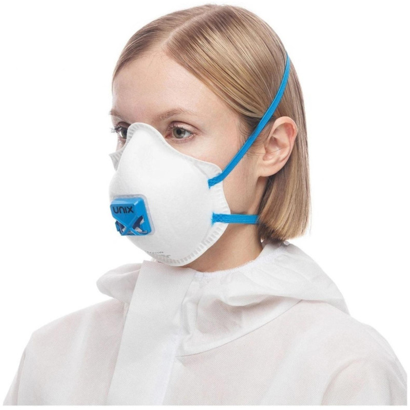 Полумаска фильтрующая UNIX Air 112V с кл FFP2 RD до 12ПДК 3шт/уп