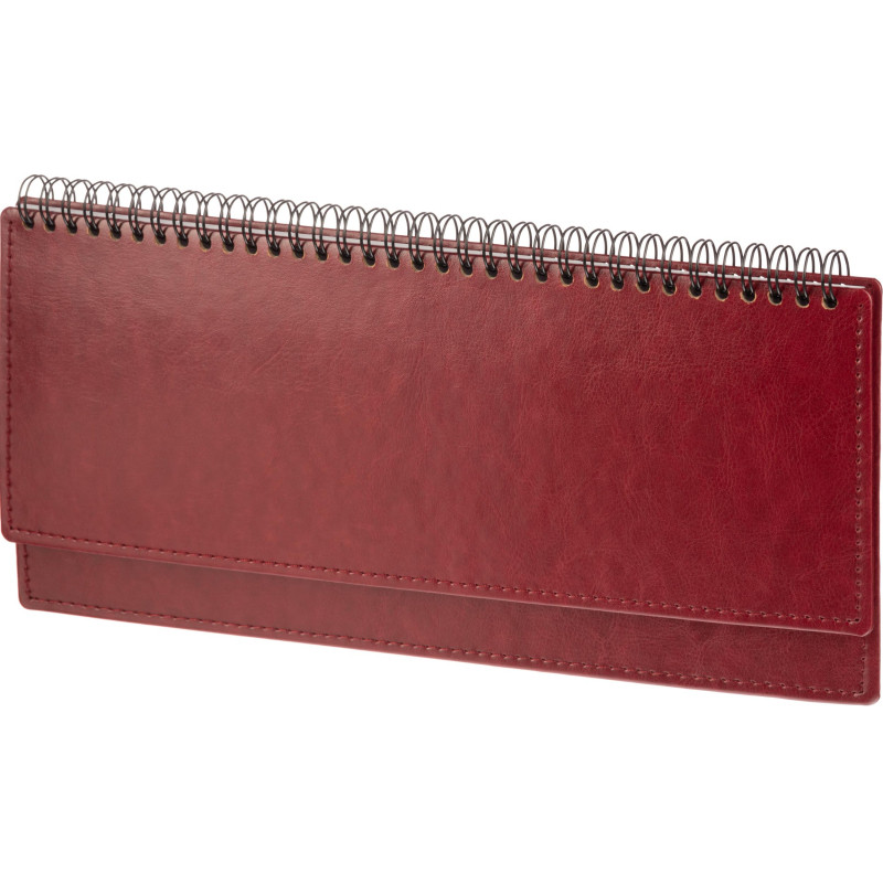 Планинг датированный 2026, бордо, 303х150 мм, 120стр, АТТАСНЕ Agenda