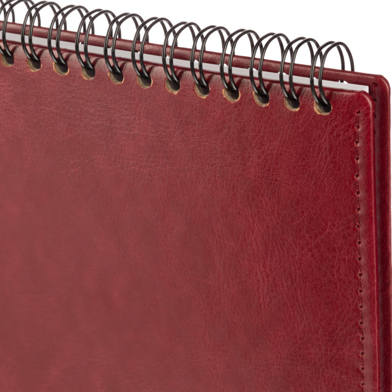 Планинг датированный 2026, бордо, 303х150 мм, 120стр, АТТАСНЕ Agenda