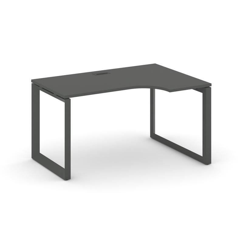 Style Project Стол рабочий эргономичный SN-59O.SPA-022(R) Антрацит/Металл Антрацит/Черный Заглушка 1