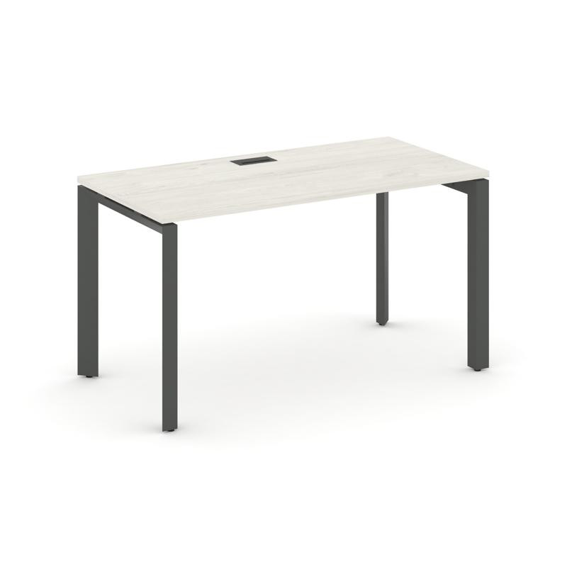 Style Project Стол письменный SN-59P.SP-003 Дуб Наварра/Металл Антрацит/Черный Заглушка 1380*600*750