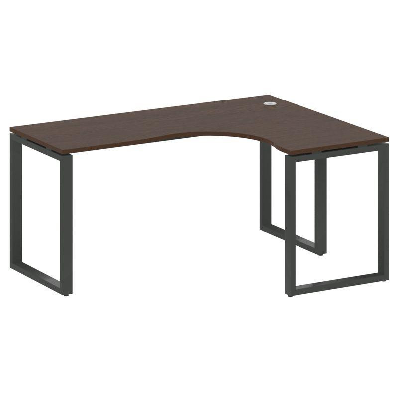Metal System Стол криволинейный правый на О-образном м/к БО.СА-4 (R) Венге Цаво/Металл Антрацит 1600 Metal System Стол криволинейный правый на О-образном м/к БО.СА-4 (R) Венге Цаво/Металл Антрацит 1600