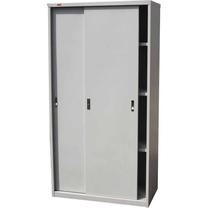 Шкаф-купе металлический 0MX_P_ШАМ-11.К 3 полки, 960х450х1860, серый