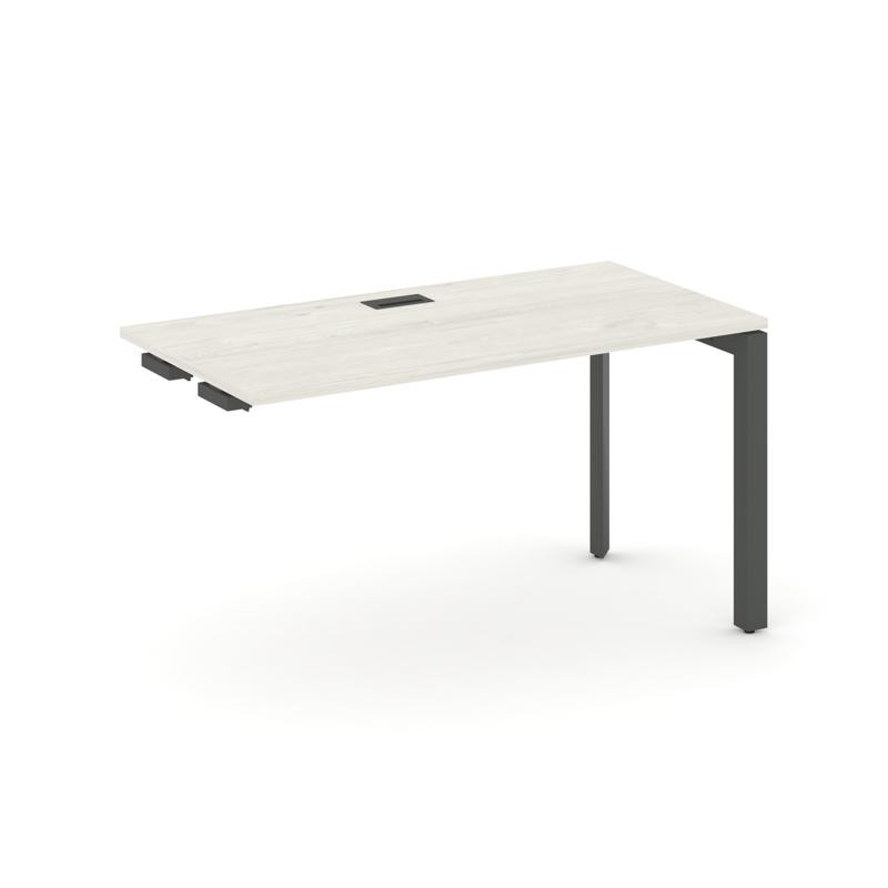 Style Project Стол-приставка к опор. элем. SN-59P.OPRS-004 Дуб Наварра/Металл Антрацит/Черный Заглуш