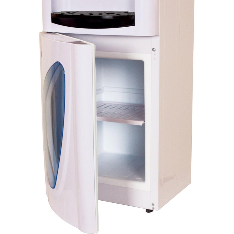 Кулер для воды Aqua Work 0.7LDR (бело-черный), эл.охл, нажим кружкой