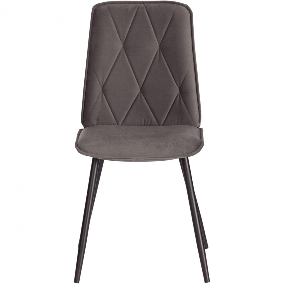 Стул Комус Мебель FRANK велюр, 47х54х86, серый