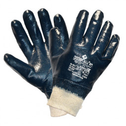 Перчатки хлопковые DIGGERMAN РП, нитриловое покрытие (облив), размер 11 (XXL), синие, ПЕР317