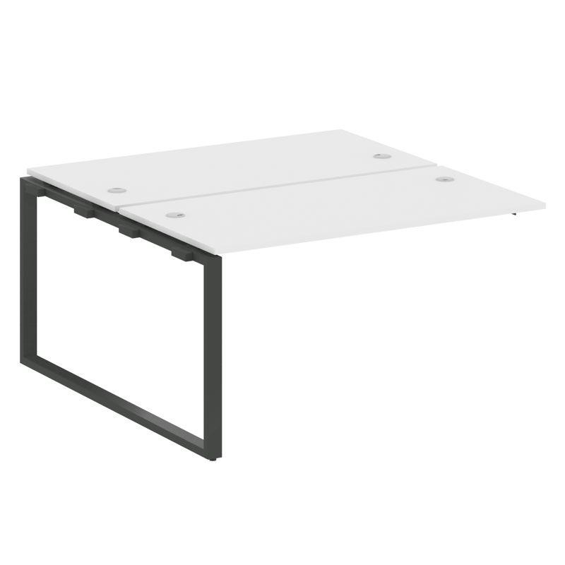 Metal System Проходной элемент рабочей станции на О-образном м/к БО.ПРС-СП-2.3 Белый/Металл Антрацит Metal System Проходной элемент рабочей станции на О-образном м/к БО.ПРС-СП-2.3 Белый/Металл Антрацит