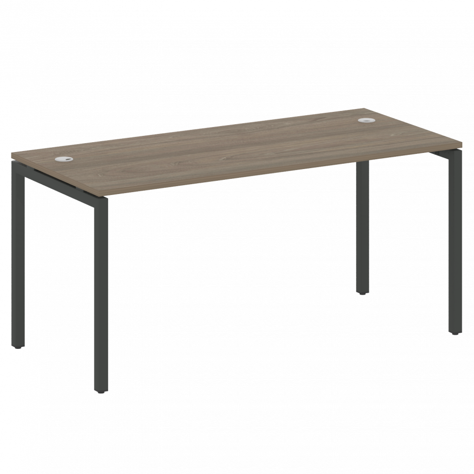 Metal System Quattro Стол письменный на П-образном м/к 40БП.СП-4 Вяз Благородный/Металл Антрацит 160 Metal System Quattro Стол письменный на П-образном м/к 40БП.СП-4 Вяз Благородный/Металл Антрацит 160