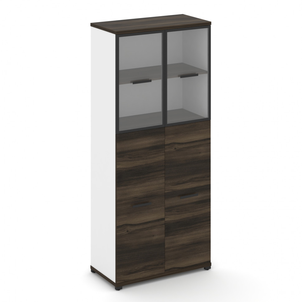 Concept Шкаф 1 широкая секция, 5 ниш CN.STS-515 RPB B Дуб Мали/Белый Бриллиант/Металл Черный/Прозрач Concept Шкаф 1 широкая секция, 5 ниш CN.STS-515 RPB B Дуб Мали/Белый Бриллиант/Металл Черный/Прозрач