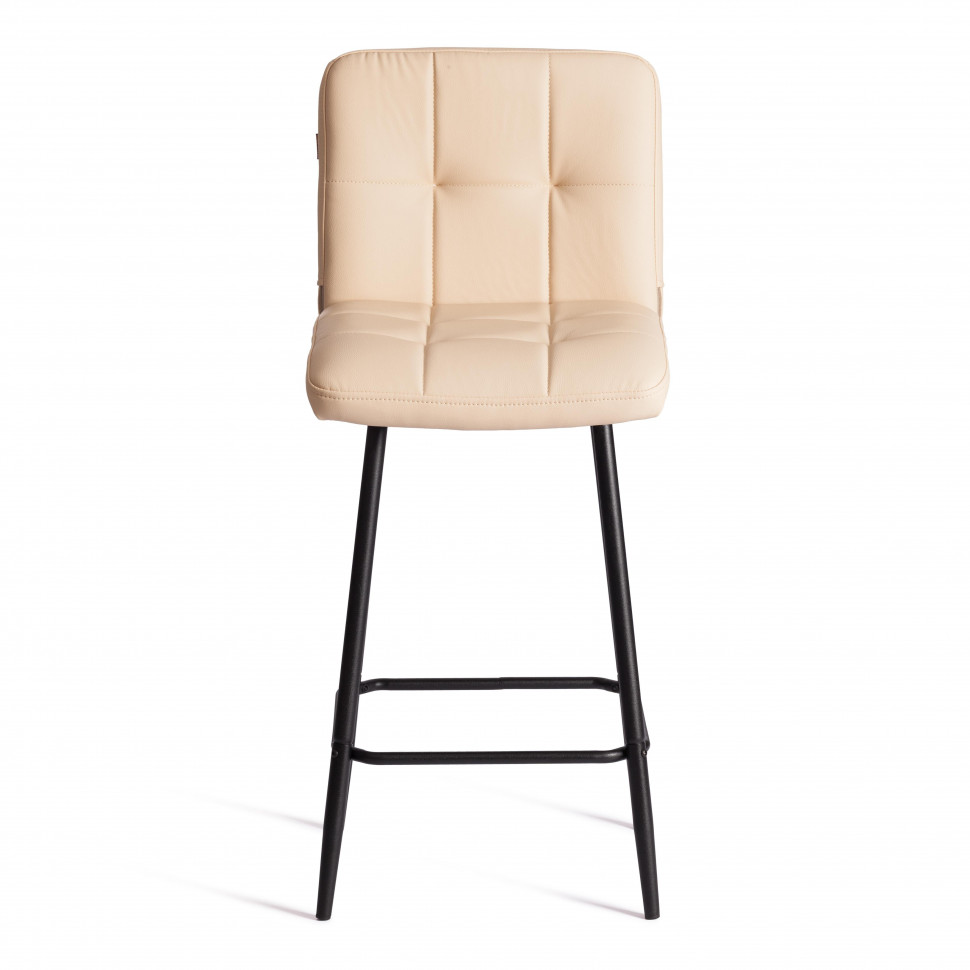 Полубарный стул  Medeo/Медео экокожа , бежевый, 42х56х102 см