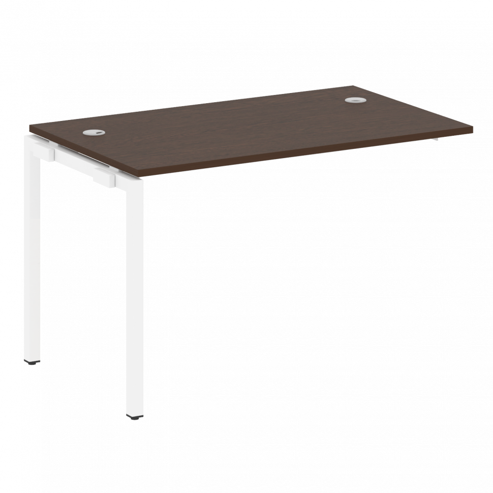 Metal System Quattro Проходной элемент рабочей станции на П-образном м/к 40БП.ПРС-СП-1.2 Венге Цаво/