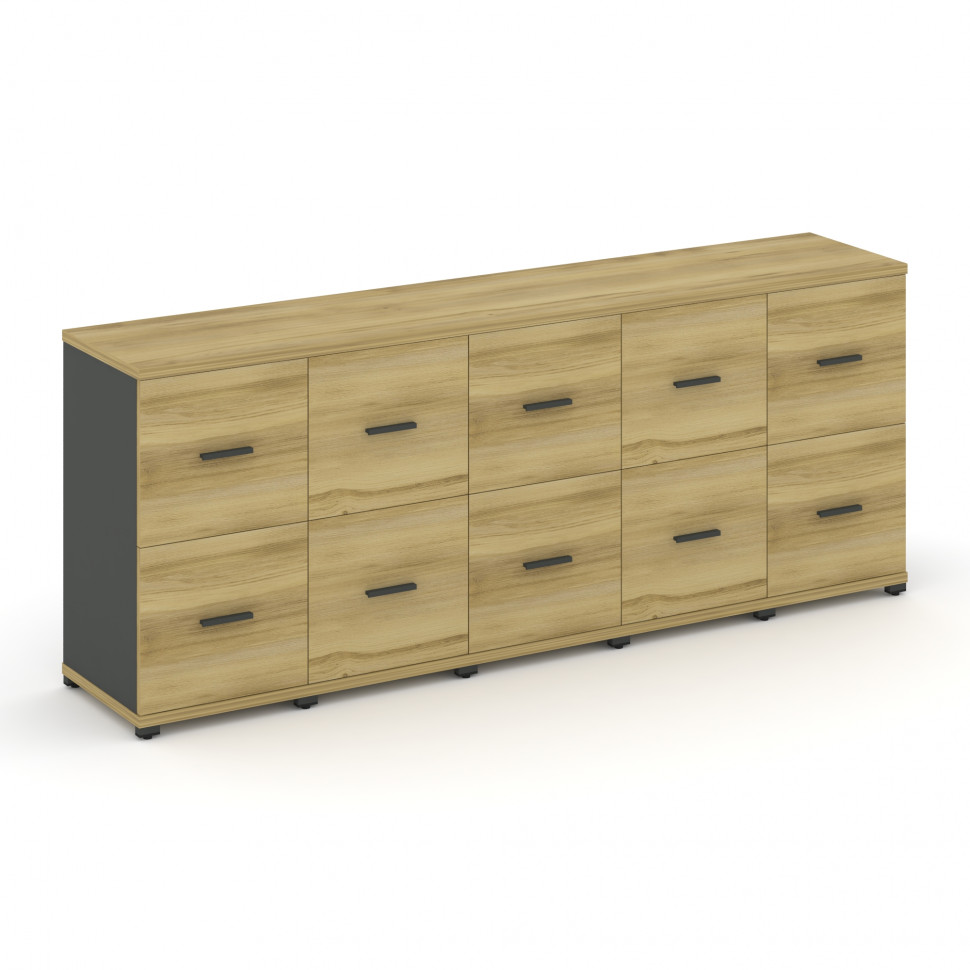 Concept Шкаф 5 узких секций, 2 ниши CN.STU-252 A Дуб Винченцо/Антрацит/Металл Антрацит 2084*420*818 Concept Шкаф 5 узких секций, 2 ниши CN.STU-252 A Дуб Винченцо/Антрацит/Металл Антрацит 2084*420*818