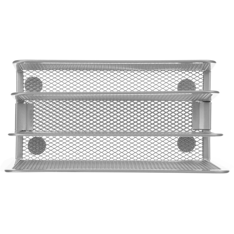 Лоток вертикальный для бумаг 3отд Attache сортер 135x173x83мм металл сереб