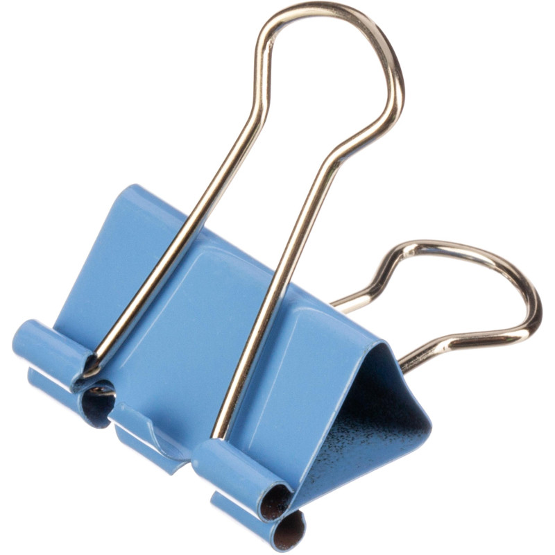 Зажимы для бумаг ассорти цветн (19мм,25мм,32мм), 12шт/уп Attache,пласт.бок