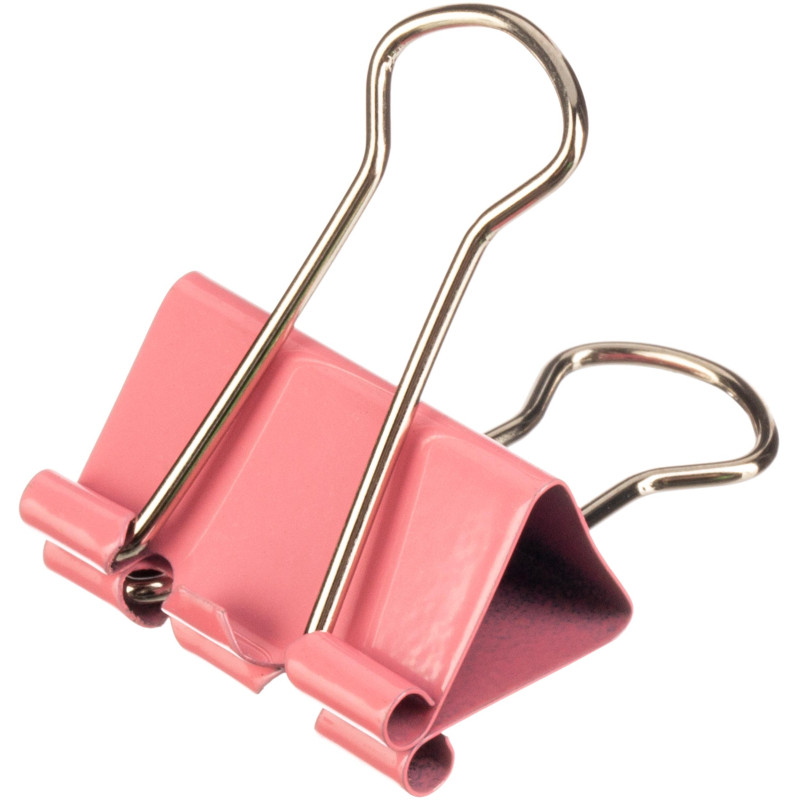 Зажимы для бумаг ассорти цветн (19мм,25мм,32мм), 12шт/уп Attache,пласт.бок