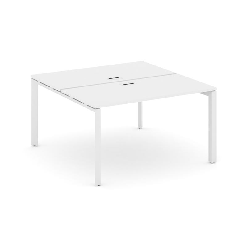 Style Project Рабочая станция двухсторонняя SN-59P.DRS-001 Белый/Металл Белый/Белый Заглушка 980*123