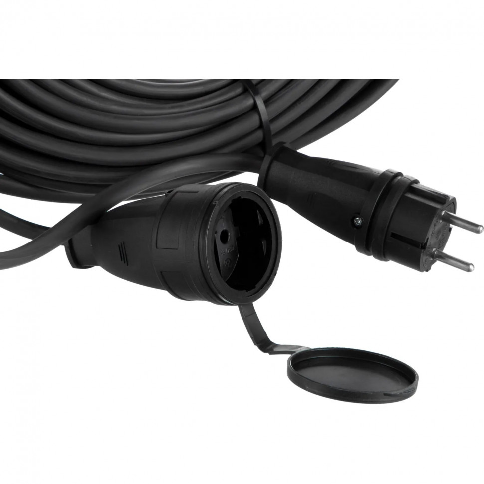 Удлинитель Topfort бублик КГ 2x2,5 кв.мм 10м 16А 1 гнездо б/з.,с/загл.,IP44