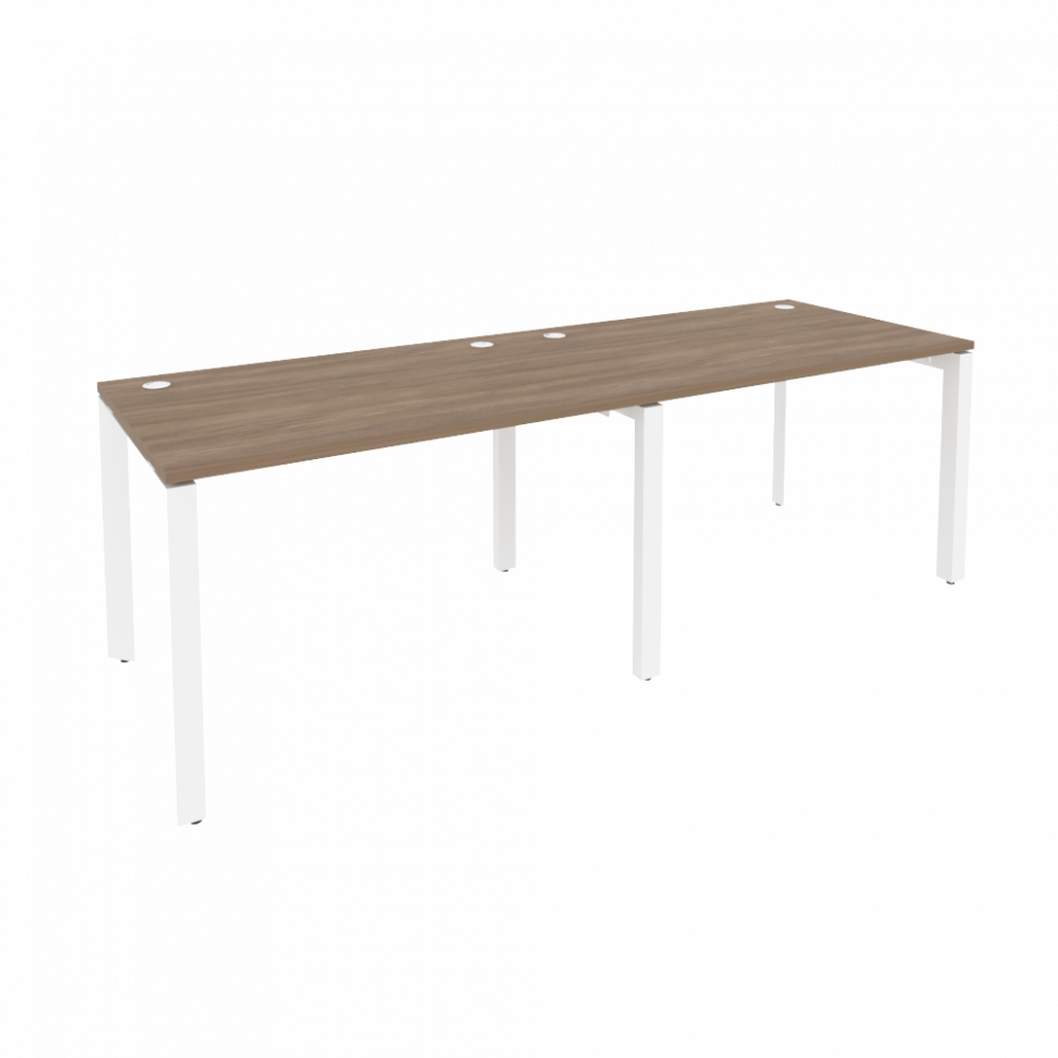 Onix Рабочая станция на П-образном м/к O.MP-RS-2.2.8 Дуб Аризона/Металл Белый 2360*800*750
