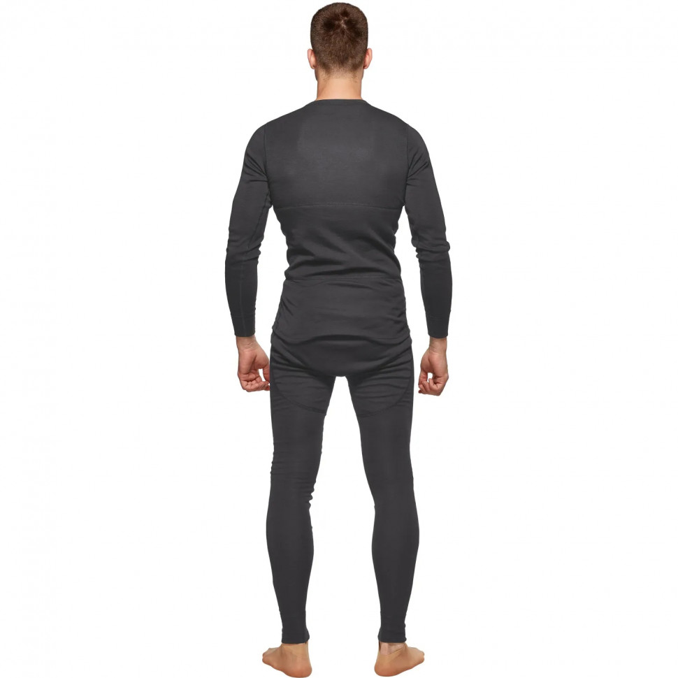 Термофутболка с длинным рукавом муж. т.серая Activ-35 р-р 56