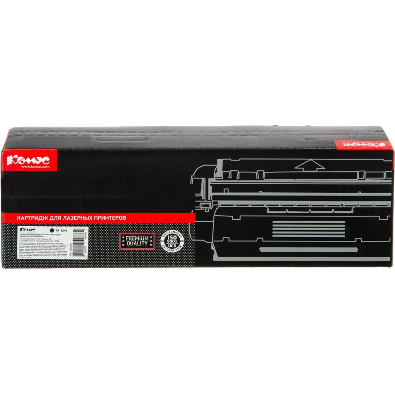 Тонер-картридж Комус TK-1248 чер. для Kyocera MA2001/MA2001w