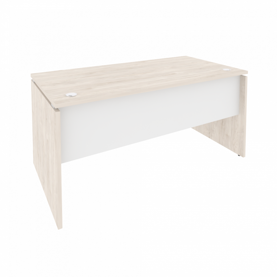 Onix Стол письменный O.SP-4.8 Денвер Светлый/Белый Бриллиант 1580*800*750