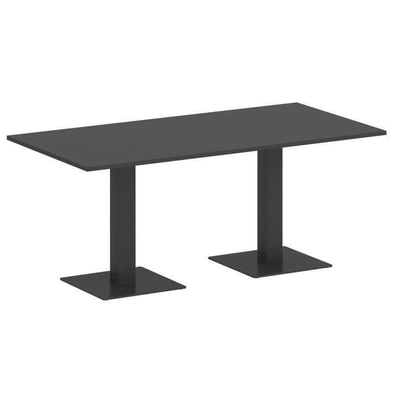Riva Стол прямоугольный А.СПРГ-4 Антрацит NEW/Металл Антрацит 1800*900*750