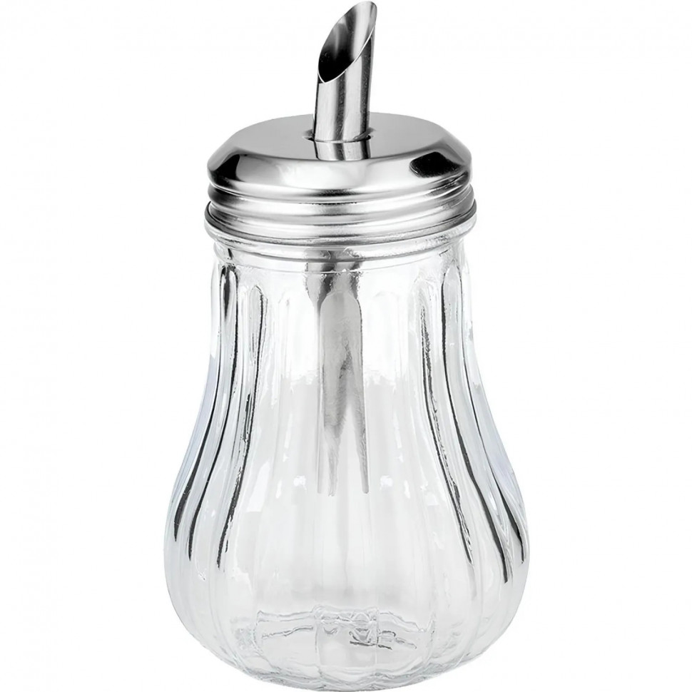 Сахарница с дозатором 250мл  LARA, стекло (LR08-30)