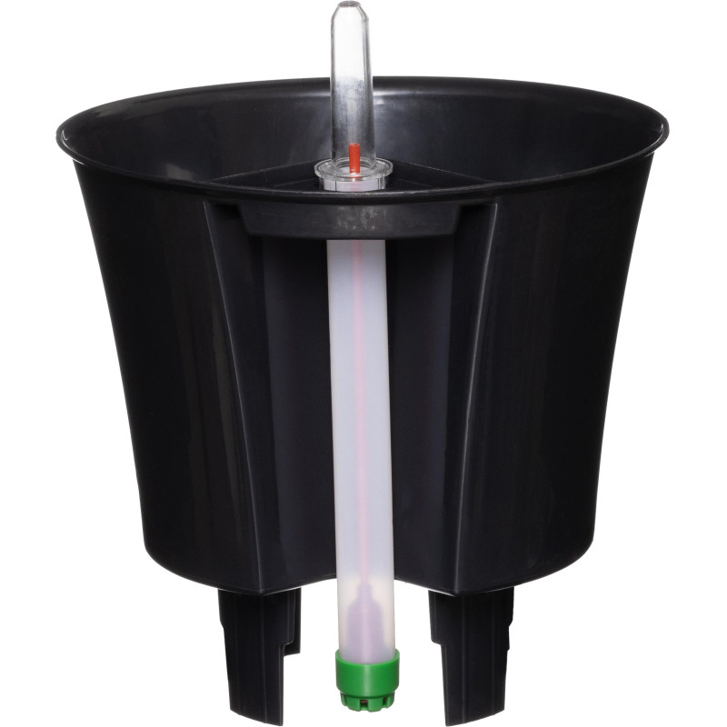 Горшок цветочный с автополивом КОМФОРТ 3,5л белый ПИ-25-9ТХ