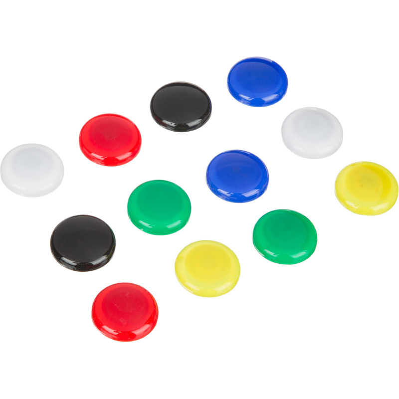 Магнитный держатель Attache для досок 30 мм, 12 шт/уп ассорти Магнитный держатель Attache для досок 30 мм, 12 шт/уп ассорти