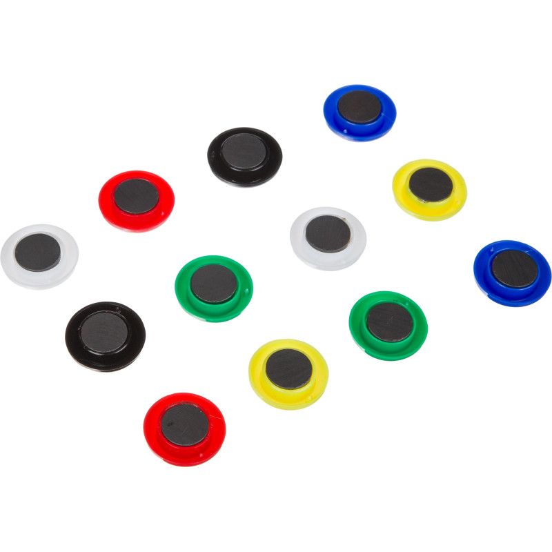 Магнитный держатель Attache для досок 30 мм, 12 шт/уп ассорти Магнитный держатель Attache для досок 30 мм, 12 шт/уп ассорти