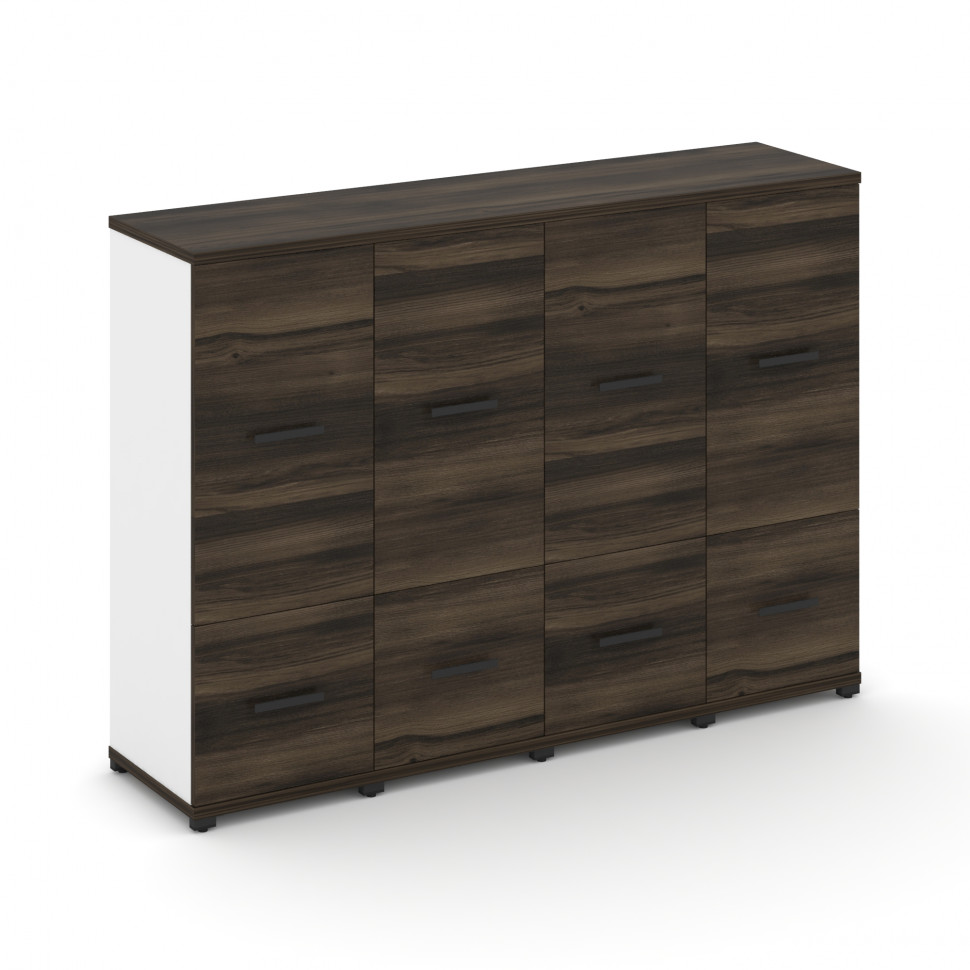 Concept Шкаф 4 узкие секции, 3 ниши CN.STU-342 B Дуб Мали/Белый Бриллиант/Металл Черный 1668*420*118 Concept Шкаф 4 узкие секции, 3 ниши CN.STU-342 B Дуб Мали/Белый Бриллиант/Металл Черный 1668*420*118