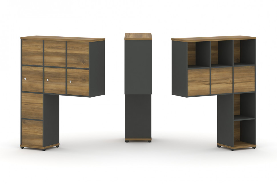 Concept Надставка высокая CN.DNV-010 Сандал Янтарный/Антрацит/Металл Антрацит 1099*350*1486 Concept Надставка высокая CN.DNV-010 Сандал Янтарный/Антрацит/Металл Антрацит 1099*350*1486