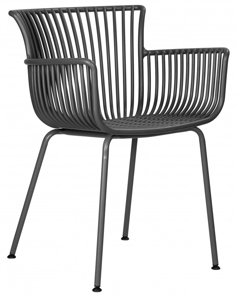 Набор 4 шт Стул обеденный DOBRIN ROSS, темно-серый (GR-04) без подушки