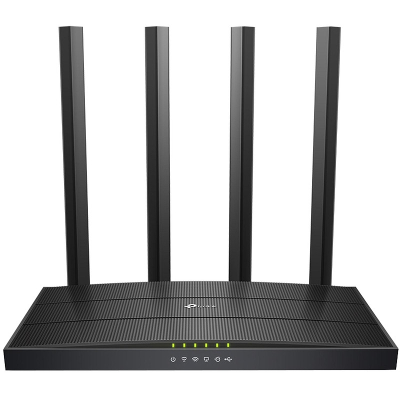 Маршрутизатор TP-Link Archer C6U, AC1200 двухдиапазонный гигабитный роутер
