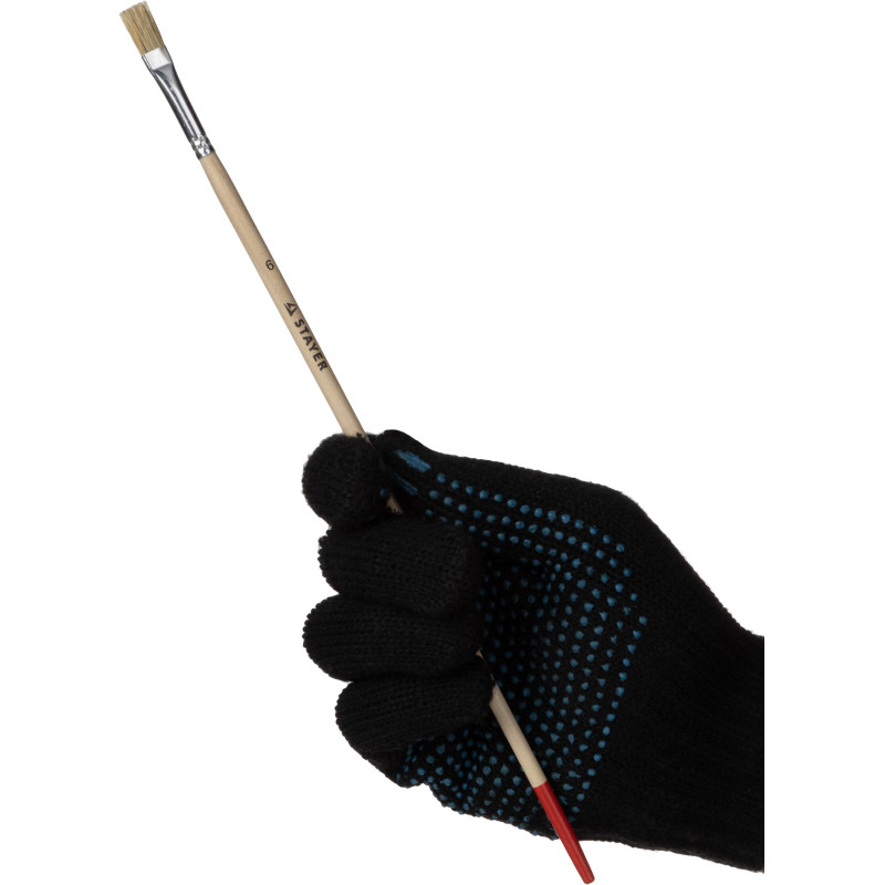 Кисть плоская тонкая STAYER UNIVERSAL-STANDARD светлая №6 x 8мм (0124-06)