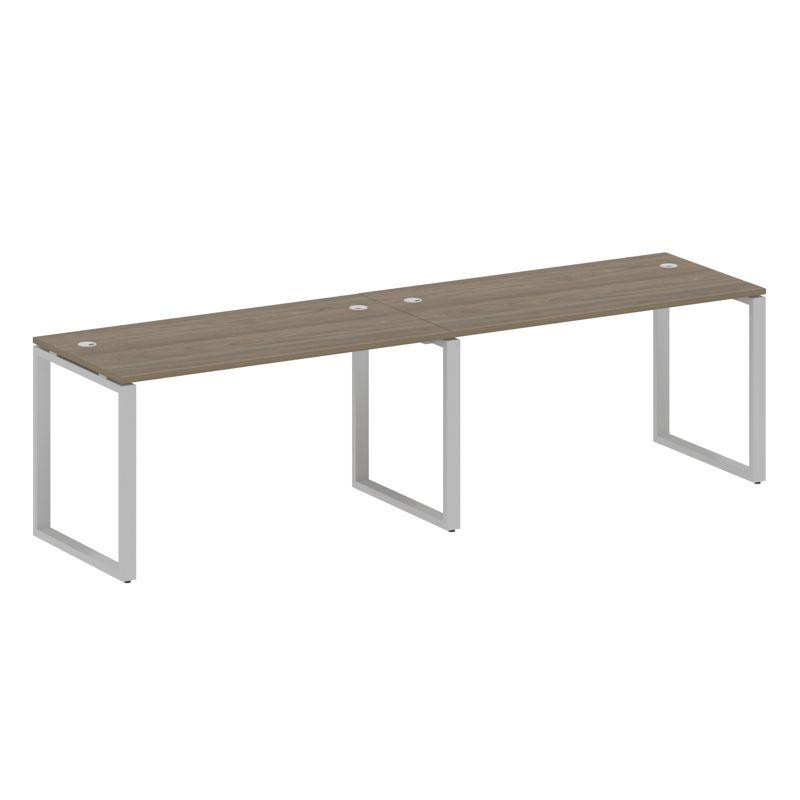 Metal System Рабочая станция на 2 места на О-образном м/к БО.СМ-2.3 Вяз Благородный/Металл Серый 280 Metal System Рабочая станция на 2 места на О-образном м/к БО.СМ-2.3 Вяз Благородный/Металл Серый 280