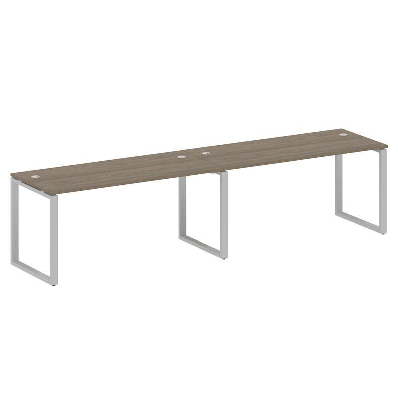 Metal System Рабочая станция на 2 места на О-образном м/к БО.СМ-2.4 Вяз Благородный/Металл Серый 320 Metal System Рабочая станция на 2 места на О-образном м/к БО.СМ-2.4 Вяз Благородный/Металл Серый 320