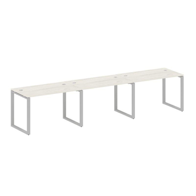 Metal System Рабочая станция на 3 места на О-образном м/к БО.СМ-3.2 Дуб Наварра/Металл Серый 3600*72 Metal System Рабочая станция на 3 места на О-образном м/к БО.СМ-3.2 Дуб Наварра/Металл Серый 3600*72