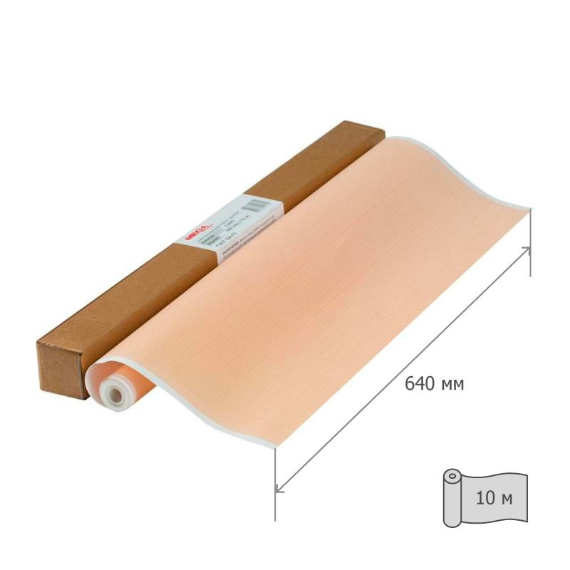 Бумага миллиметровая ProMEGA Engineer,640ммх10м,оранжевая,1рул/уп Бумага миллиметровая ProMEGA Engineer,640ммх10м,оранжевая,1рул/уп