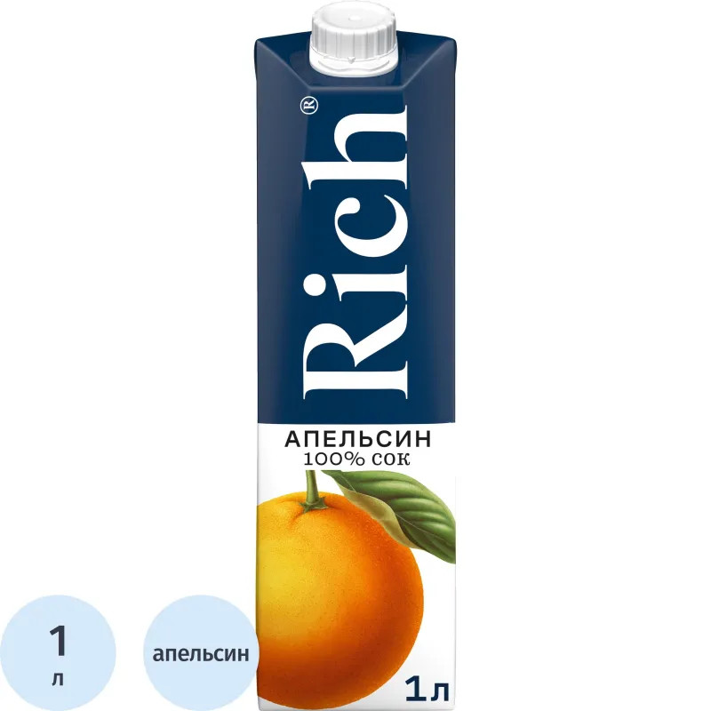 Нектар Rich апельсин 1л