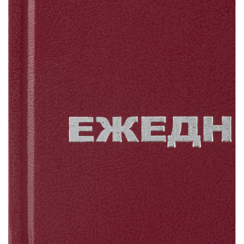Ежедневник недатированный Attache Economy, бумвинил,бордо,А5,128х200мм,160л