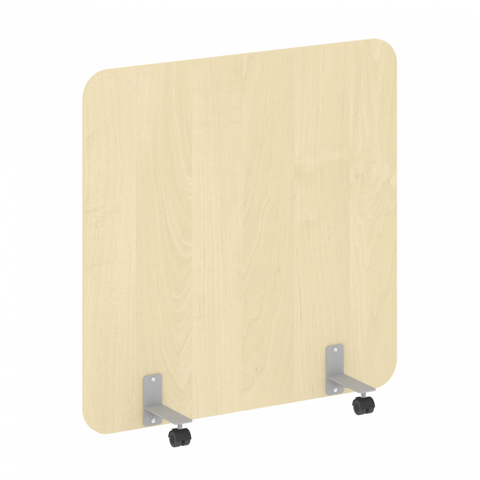 R-line Перегородка на металлических опорах, на роликах DP.R-120-120 Клен/Металл Серый 1200*18*1200