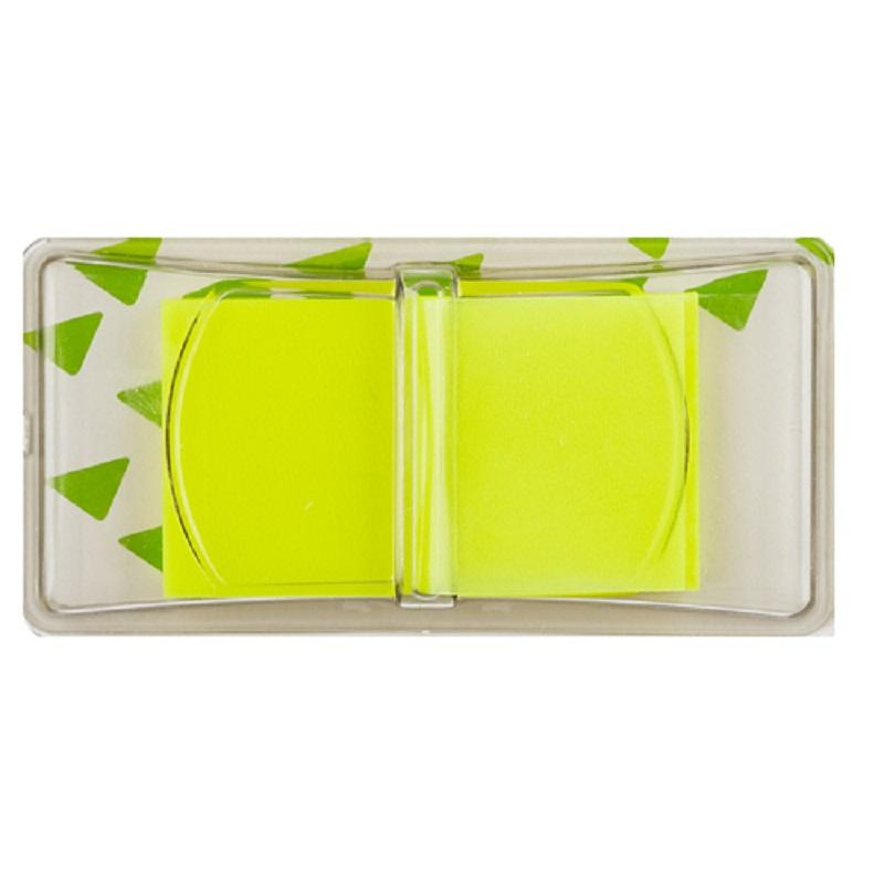 Клейкие закладки пласт. 1цв.по 50л. 25ммх45 неон желт Attache Selection