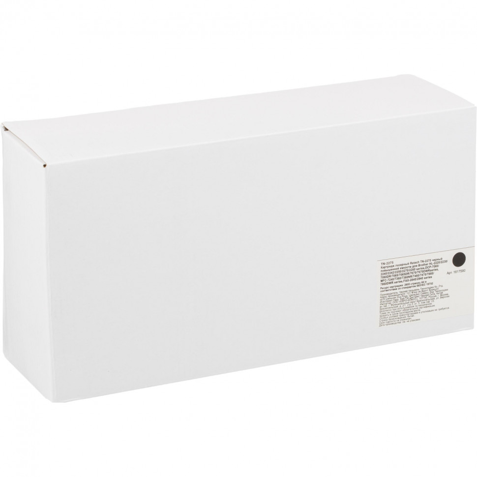 Картридж лазерный Retech TN-2275 чер.пов.емк. для Brother L-2240R
