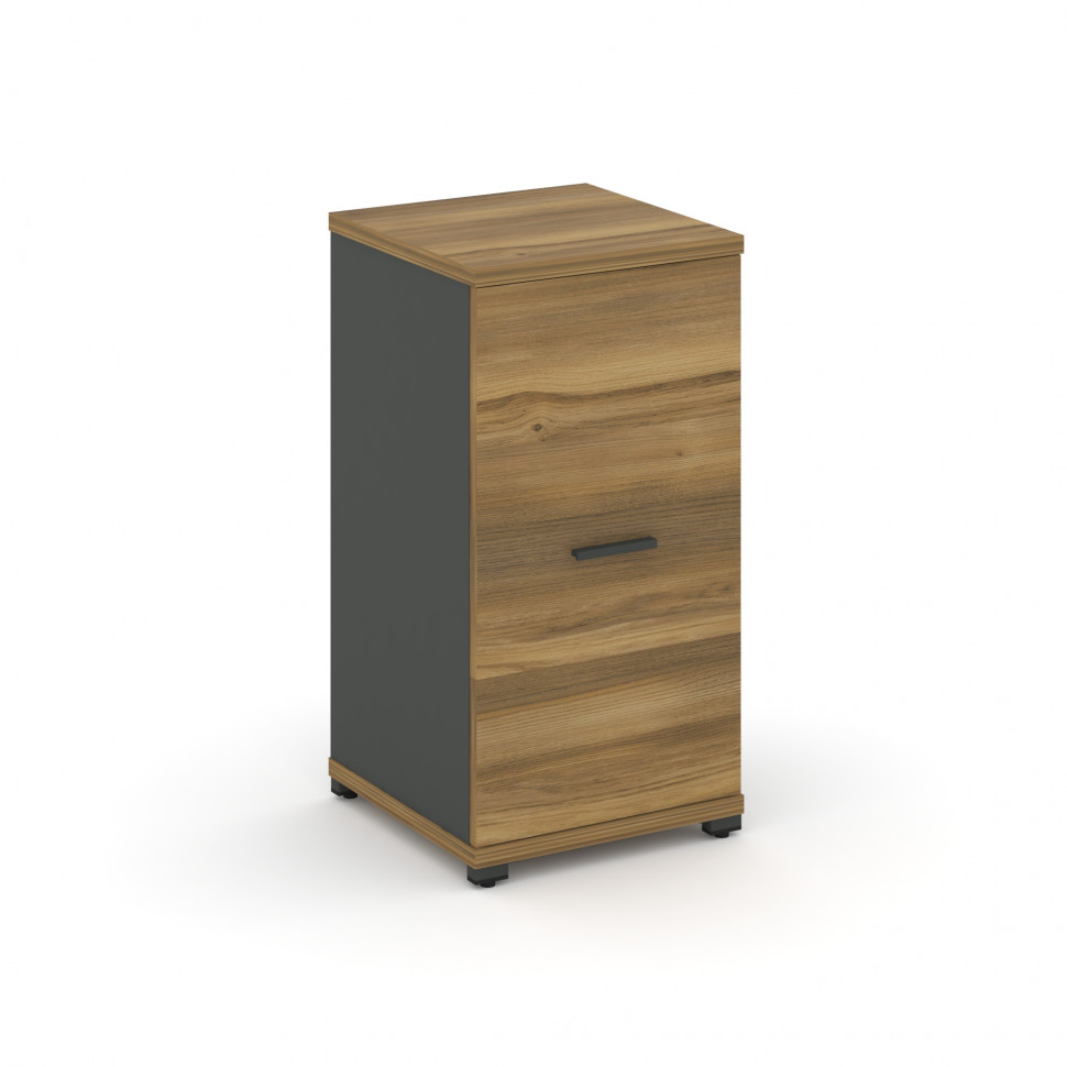 Concept Шкаф 1 узкая секция, 2 ниши CN.STU-213 A Сандал Янтарный/Антрацит/Металл Антрацит 420*420*81