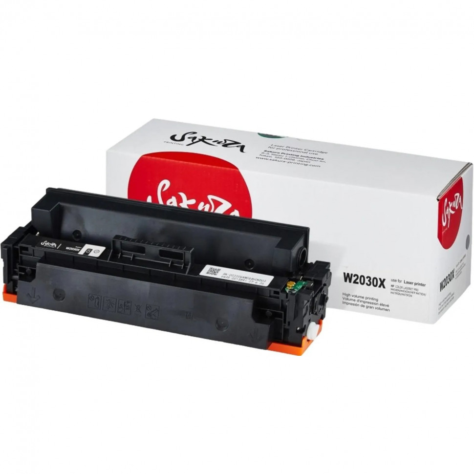 Картридж лазерный Sakura W2030X чер. пов. емк. для HP LJ M454/MFP M479