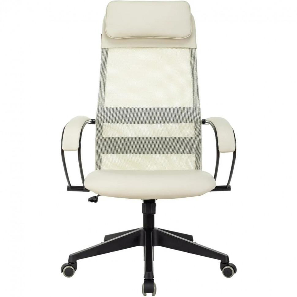 Кресло VB_EChair-655 TPU_BG сетка/экокожа бежевый пластик