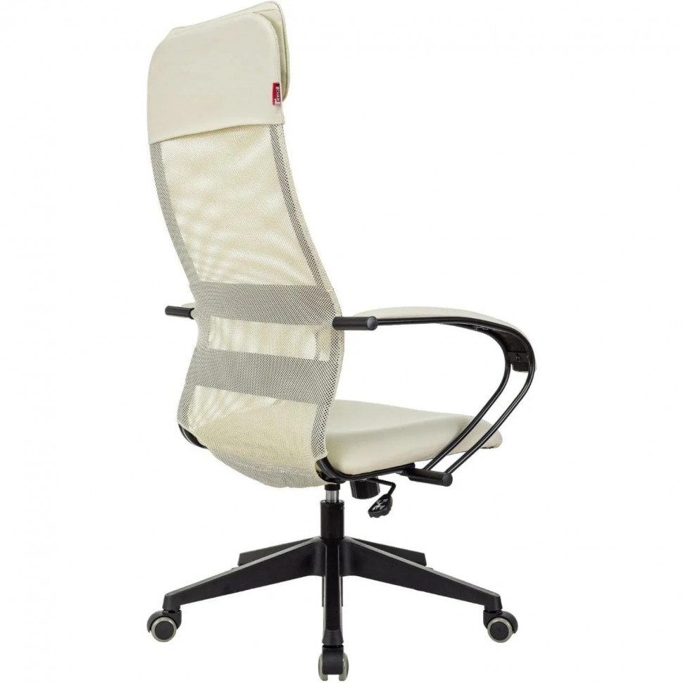 Кресло VB_EChair-655 TPU_BG сетка/экокожа бежевый пластик