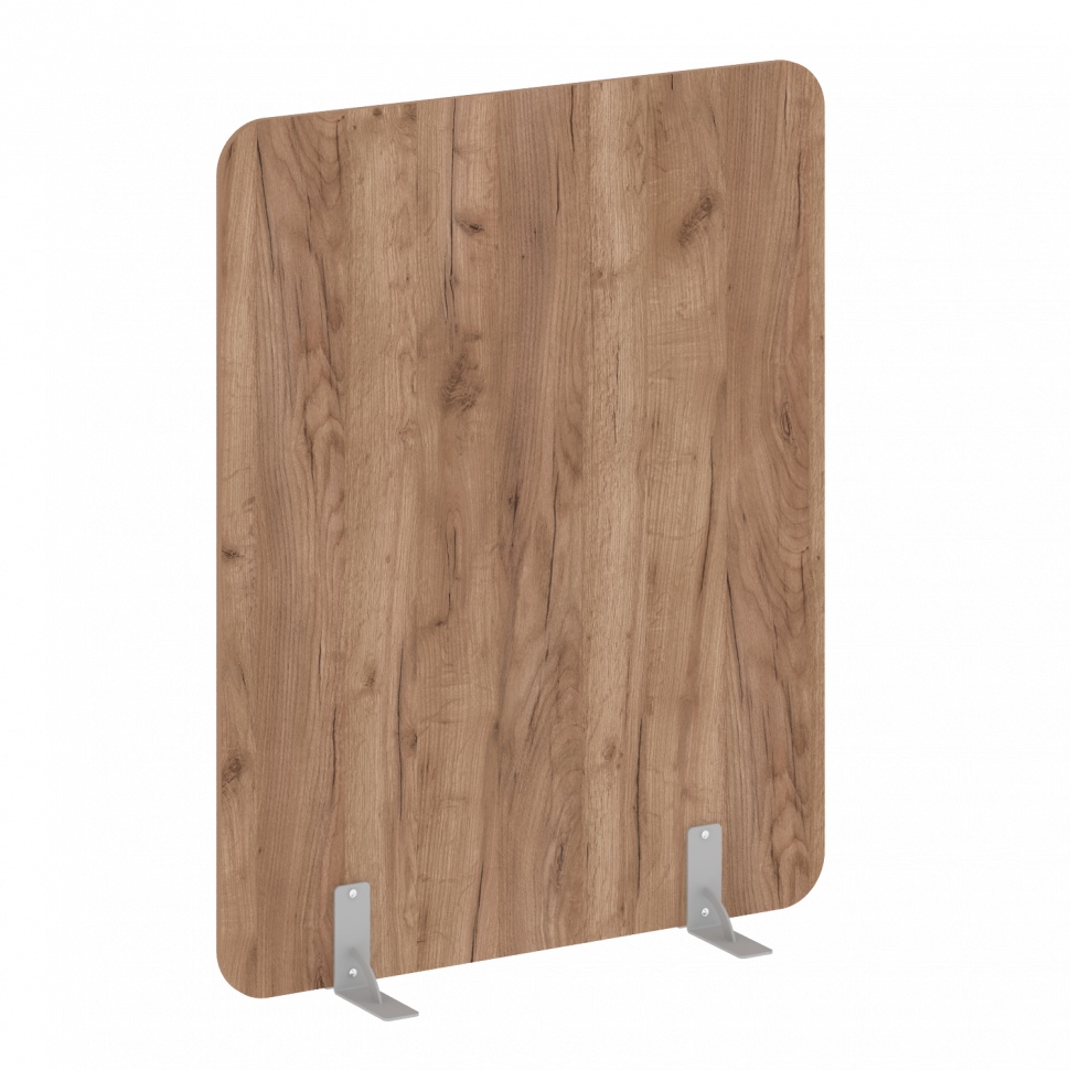 R-line Перегородки на металлических опорах на фетровых подпятниках DP.F-120-150 Дуб Табак/Металл Сер